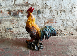 cast iron cockerel